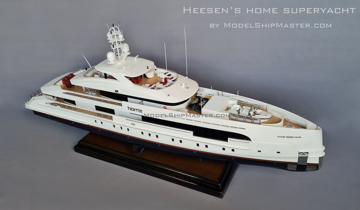 Heesen yacht model