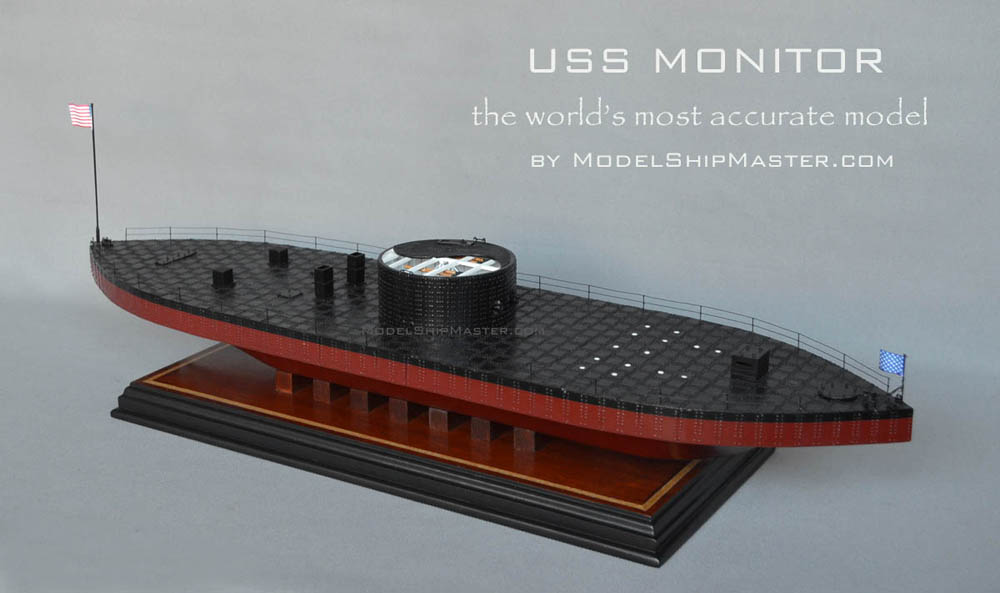 USS Monitor model