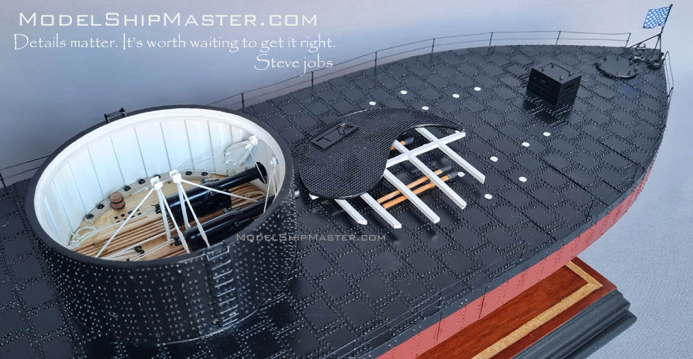 USS Monitor model