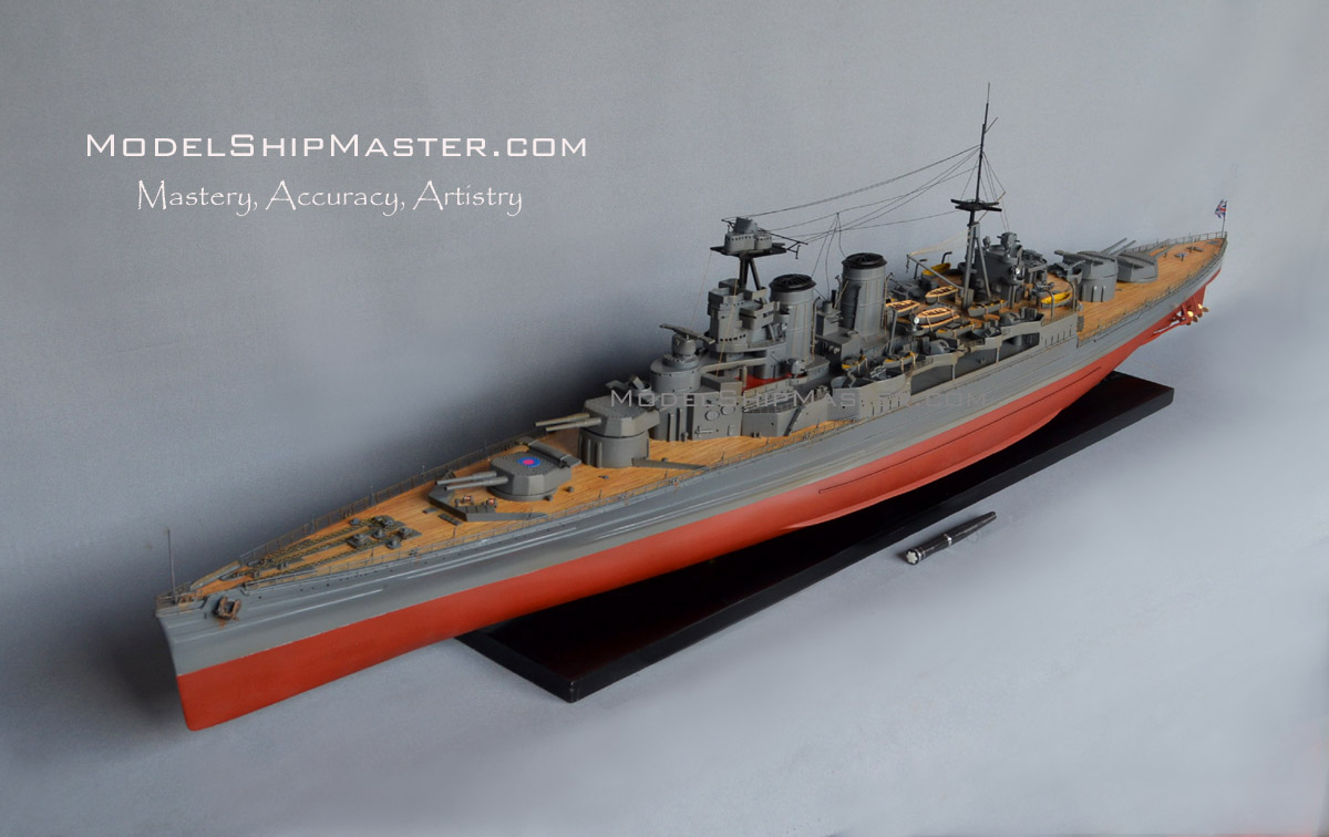 HMS Hood model