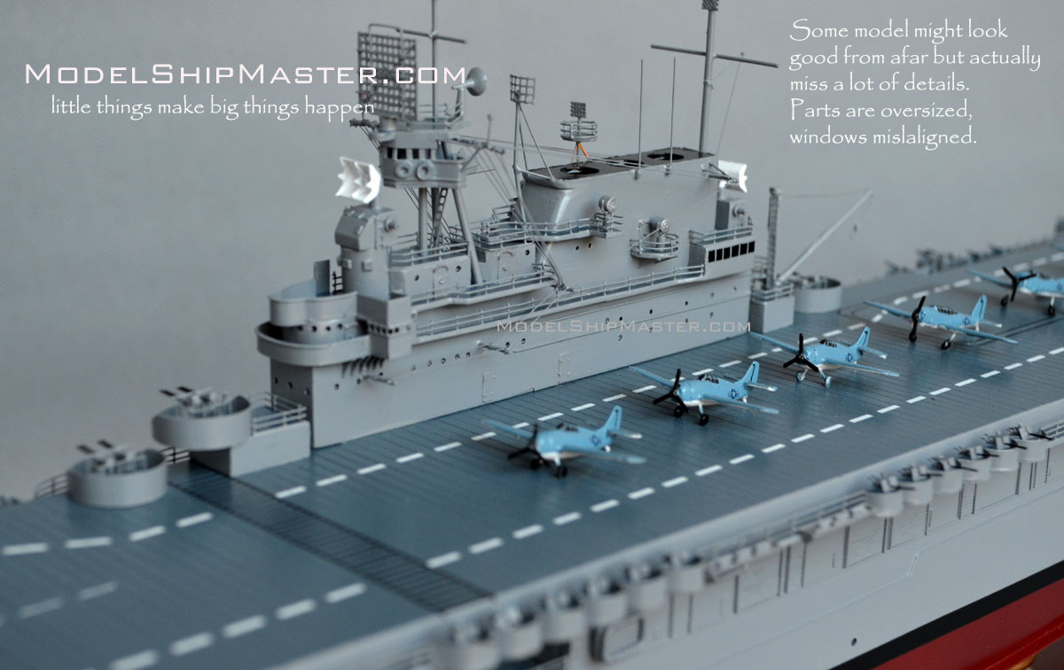 USS Enterprise CV-6 model