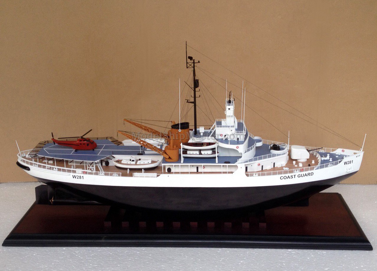 Icebreaker Coast Guard Uscgc Westwind Wagb-281 Ship Model