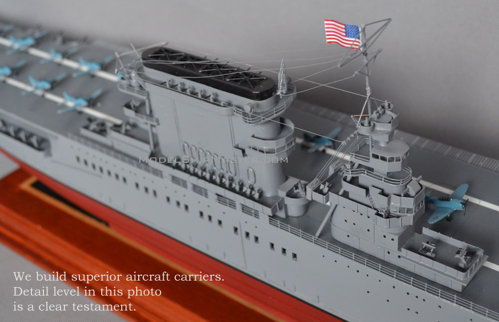 USS Lexington cv-2 model