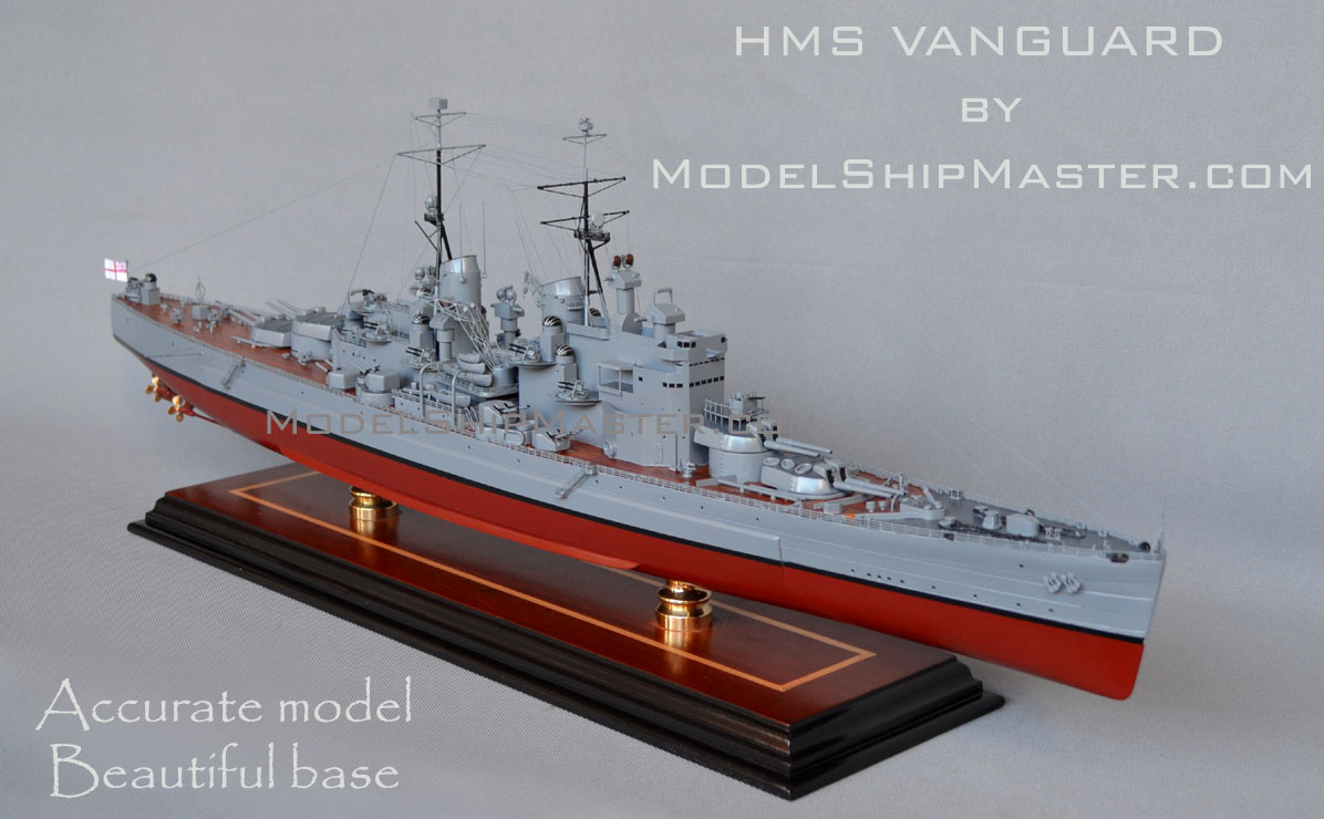 HMS Vanguard model