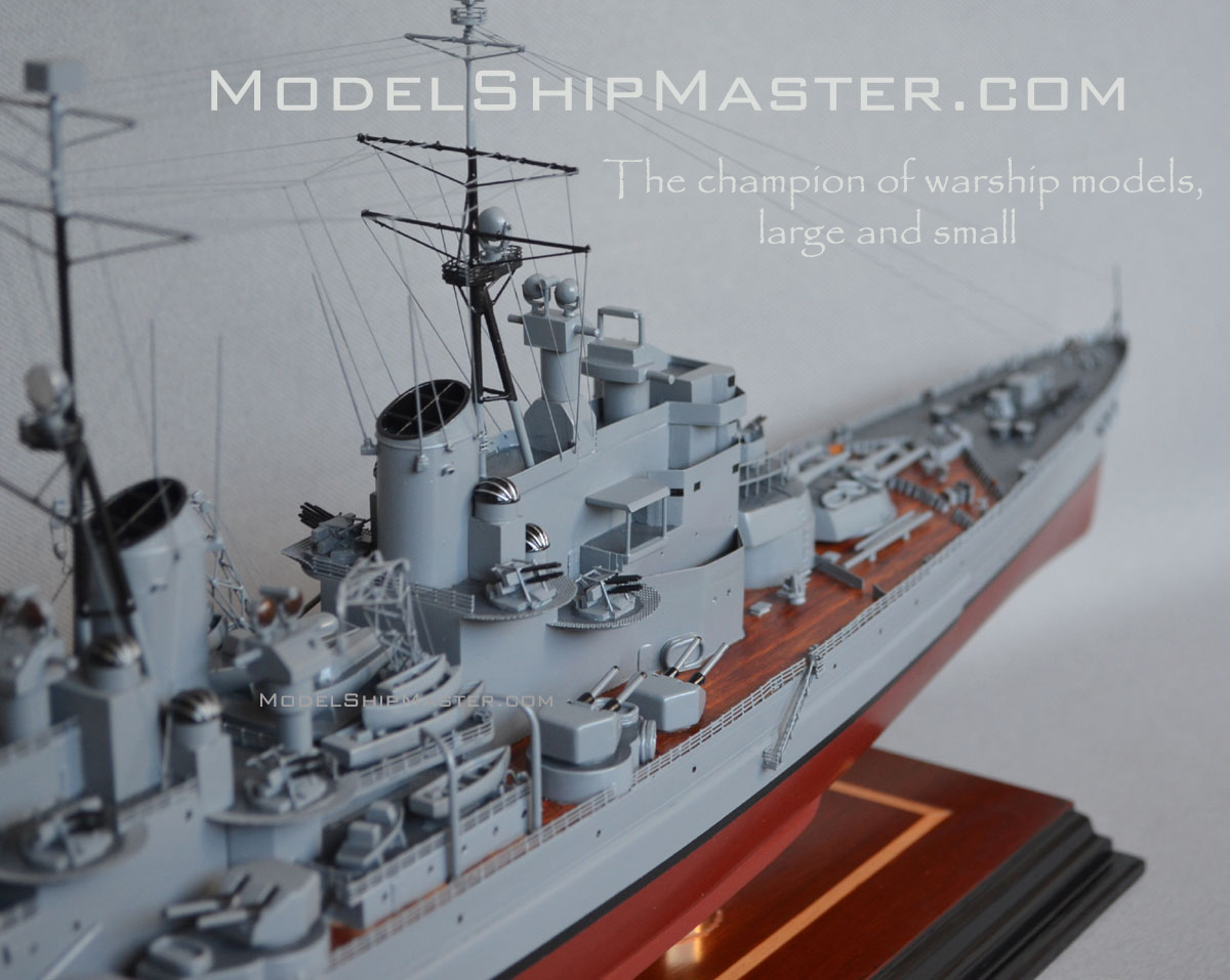 HMS Vanguard battleship model