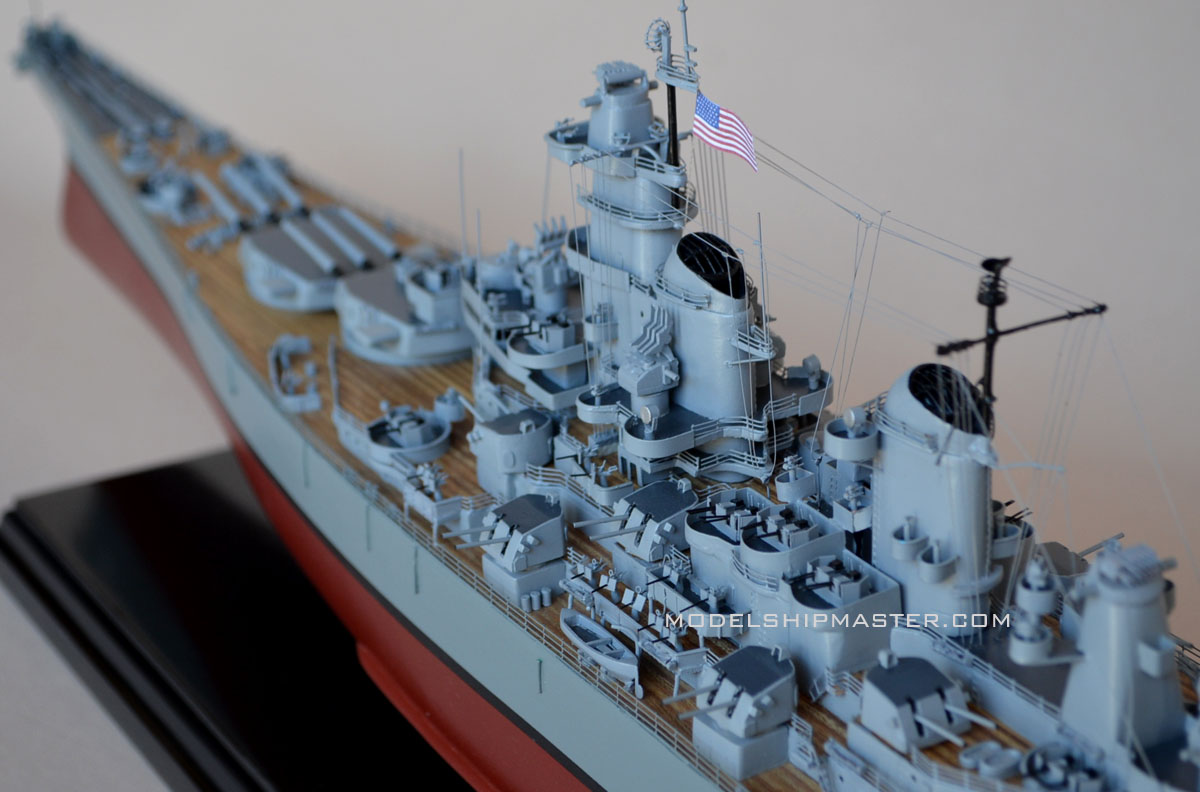 USS Wisconsin (BB-64) Battleship Model | SD Model Makers