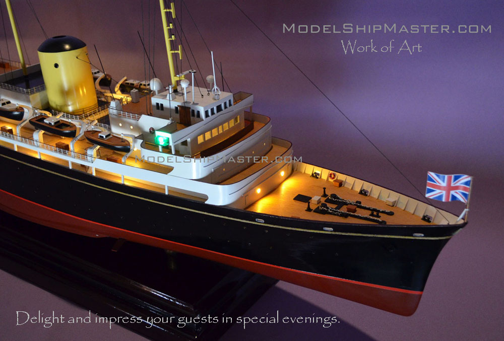 Royal YachtBritannia model