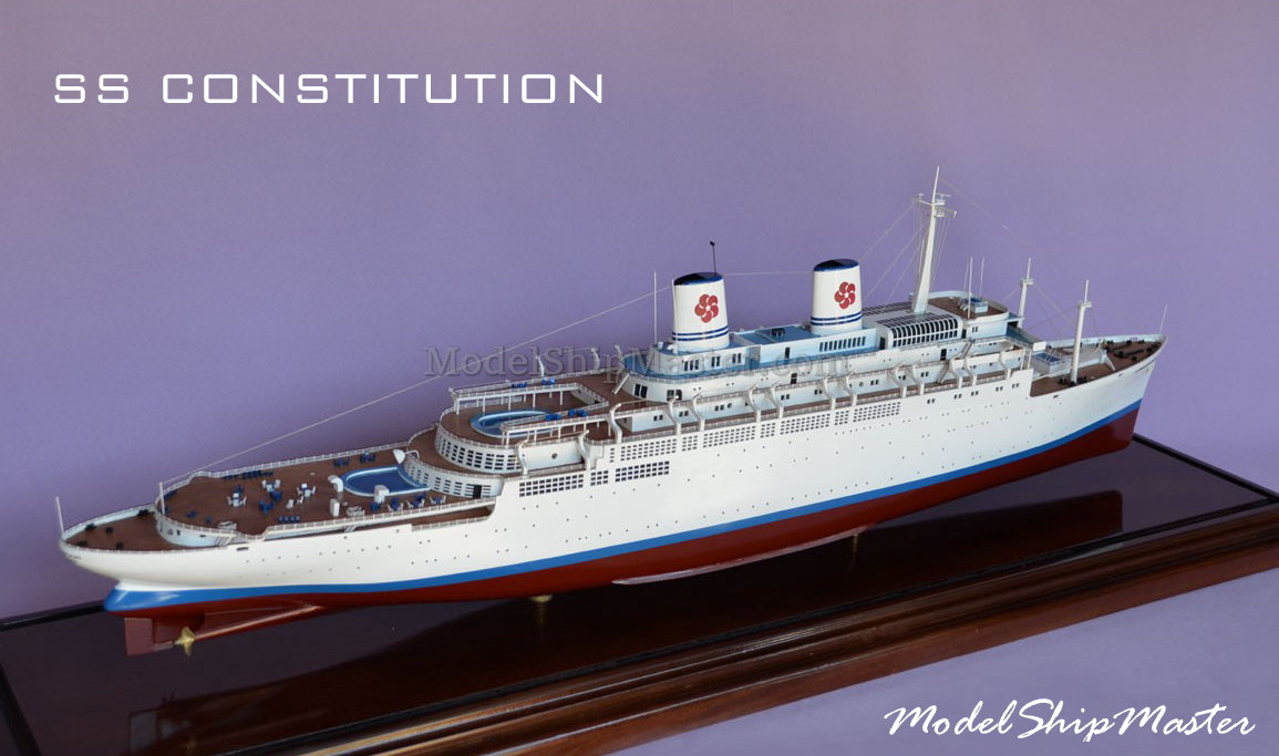 Constitution cruise ship model