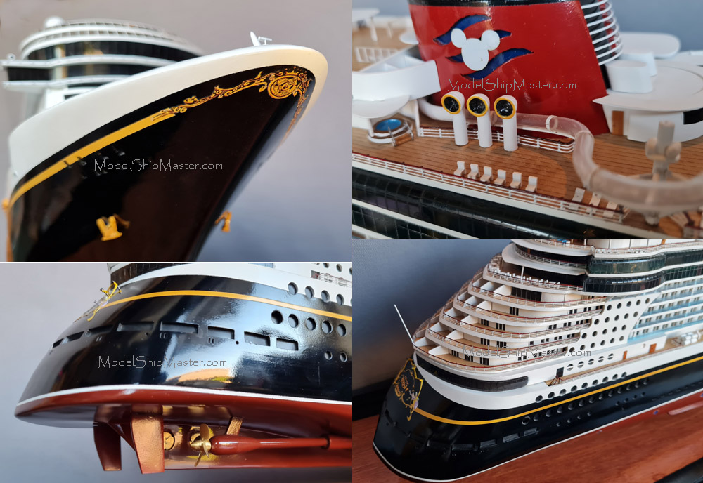 Disney Wish model ship