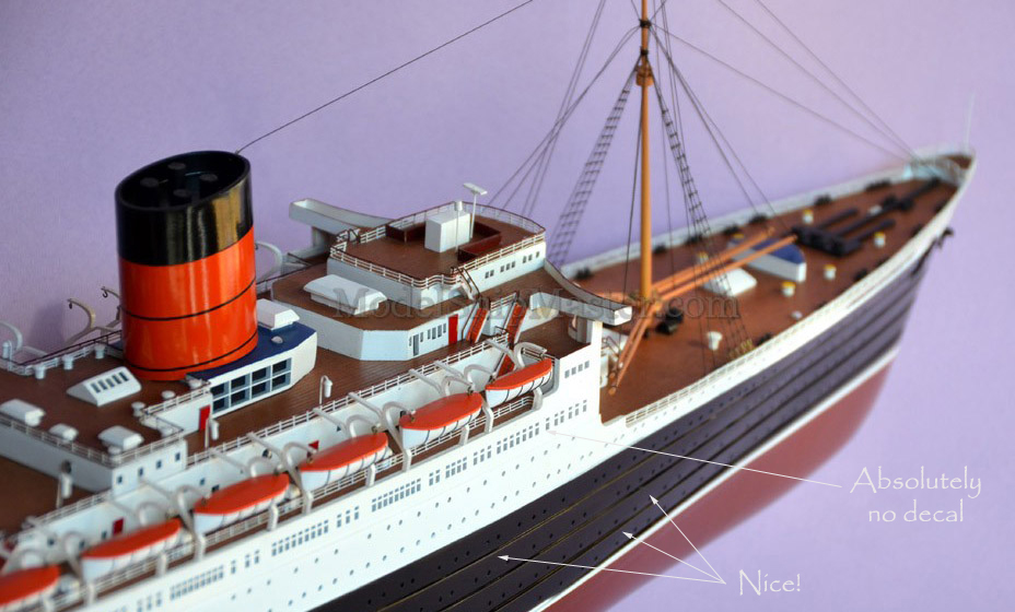 QUEEN ELIZABETH ship model