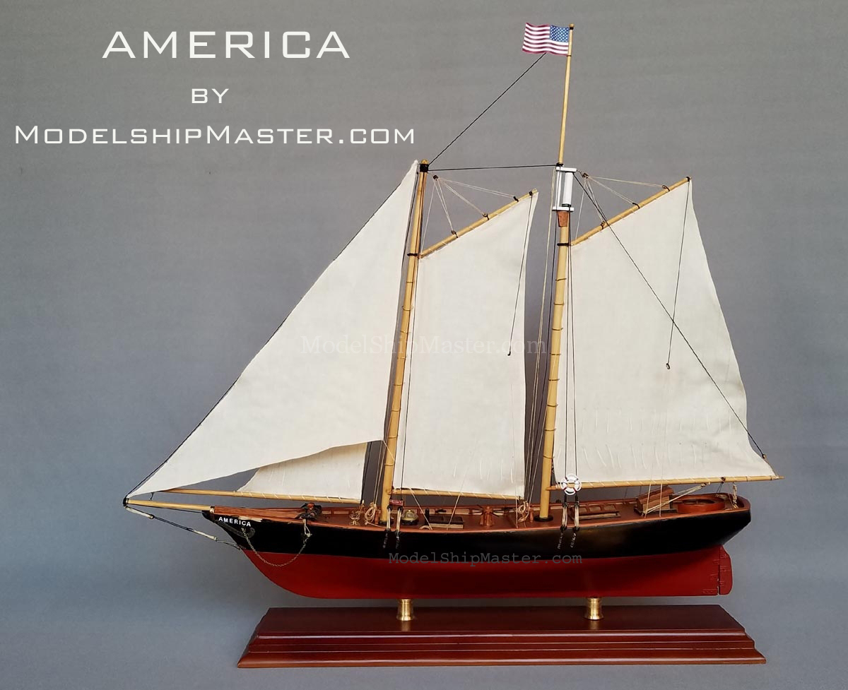 AMERICA 1851 ship model