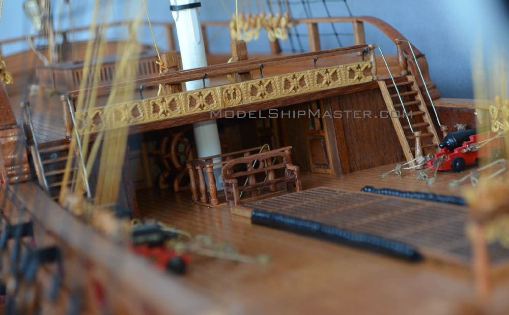 Bonhomme Richard ship model